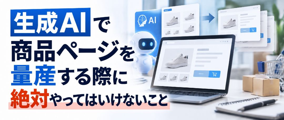 生成AIで商品ページを量産する際に絶対やってはいけないこと